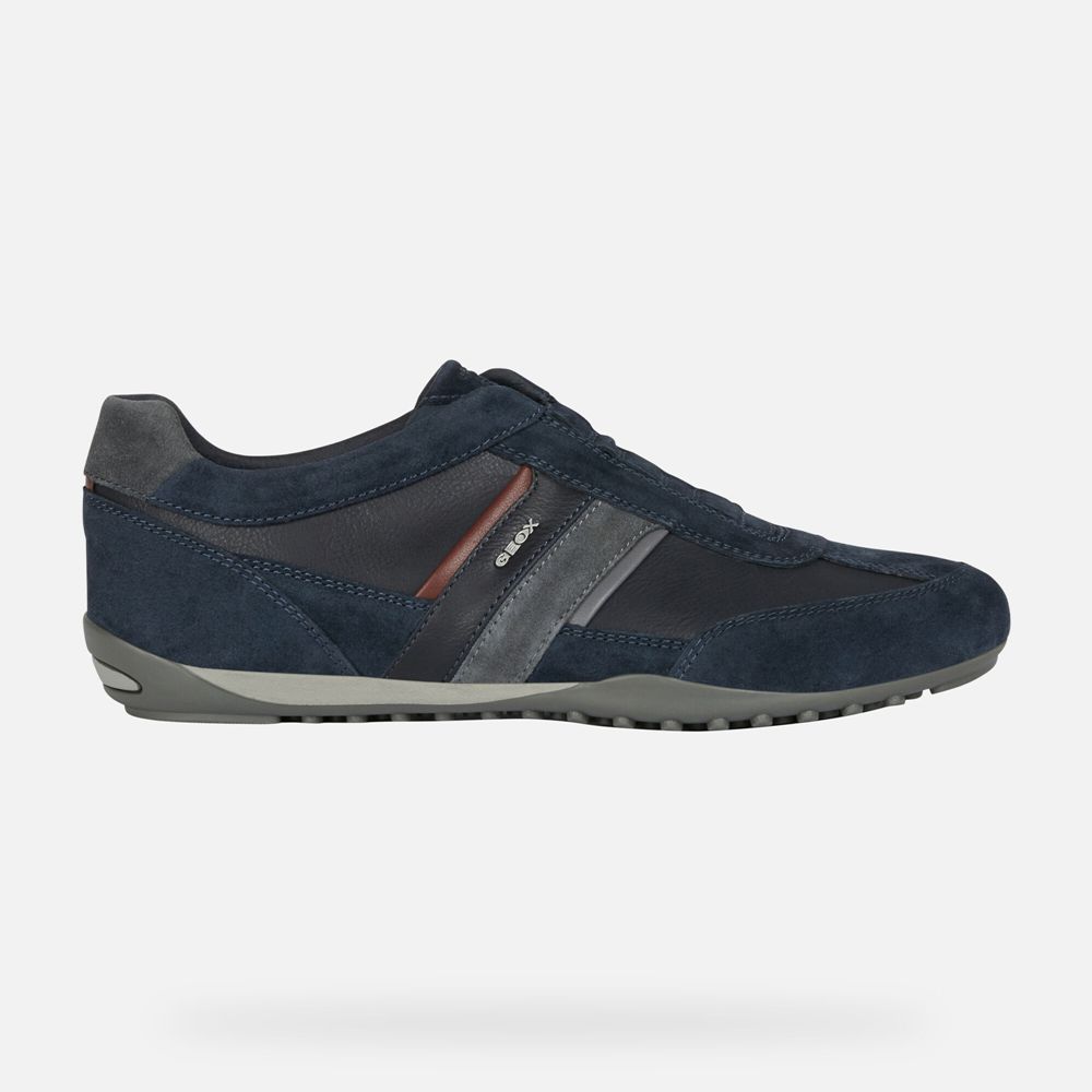 Geox Sneakers Navy Wells - Geox Mens Shoes - GCBJHX702